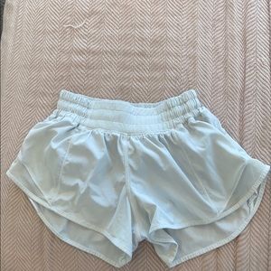 White lululemon shorts